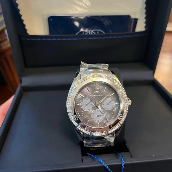 Never used Porsamo Blue Men’s Watch with diamonds.
